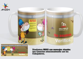 Diseños personalizados anzen mugs